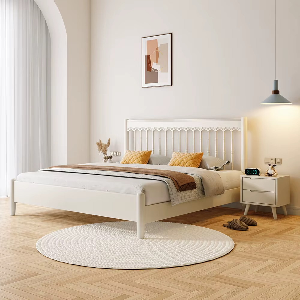 Minimalist Pine Bed